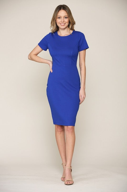 Classic Cap Sleeve Work Dress Classic Cap Sleeve Work Dress
