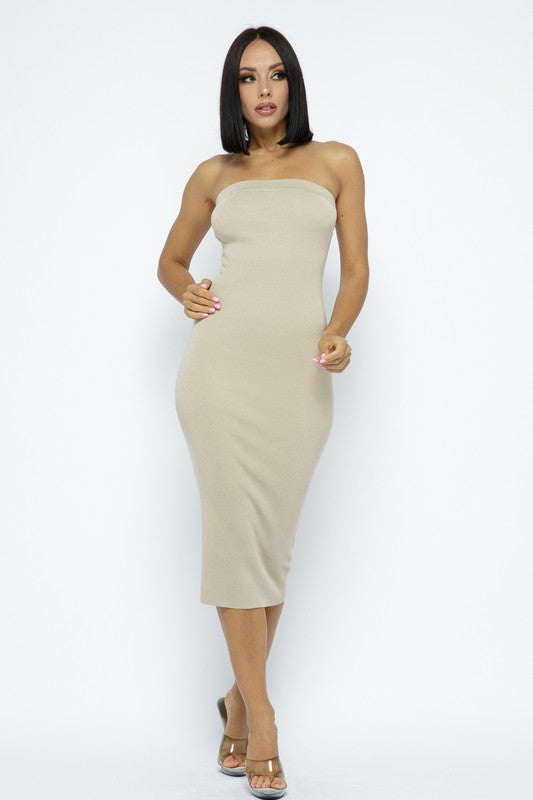 Bandeau Beauty Midi Dress