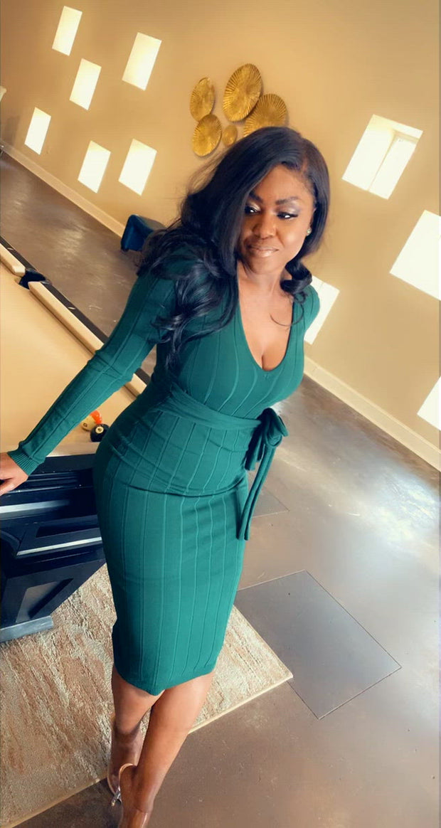 sapphire green color dress SAPPHIRE DRESS/P3 GREEN