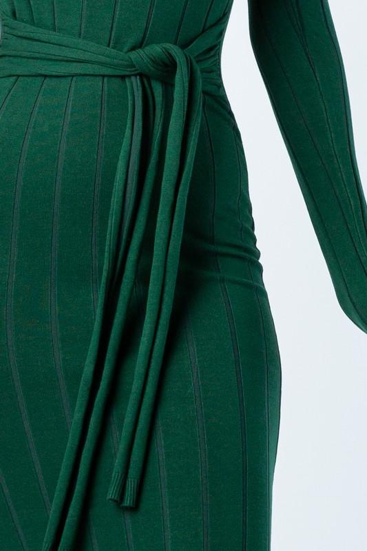 sapphire green color dress Alma Midi Dress-GREEN SAPPHIRE / 4